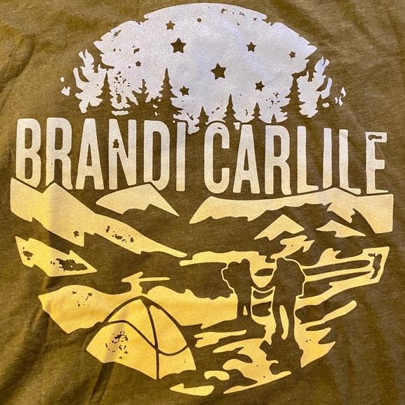 Brandi Carlile Tops - Brandi Carlile Adult Brown Short-Sleeve Official Concert Tee!